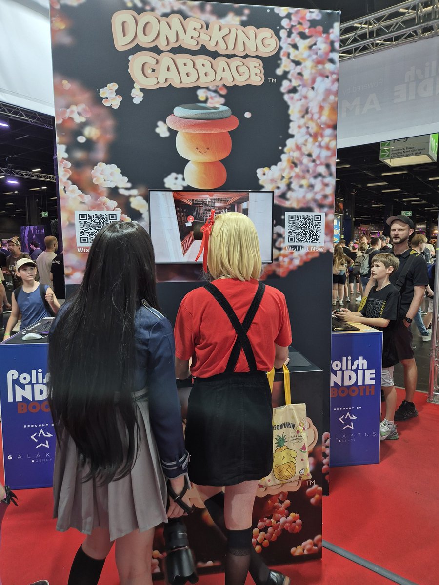 At our booth F41 you can play three games from the publisher <a href="/HYPERREAL_jp/">HYPER REAL</a>. Dome-King Cabbage from <a href="/cobysoftco/">Cobysoft Joe</a>,  
SKY THE SCRAPER by <a href="/kobuti505/">Ryo Kobuchi</a>, 
and Telebbit <a href="/IKINAGAMES/">IKINAGAMES / 이키나게임즈 / イキナゲームズ</a>. Come check them out! #indiegame #Indie #gamescom2024 #Gamescom