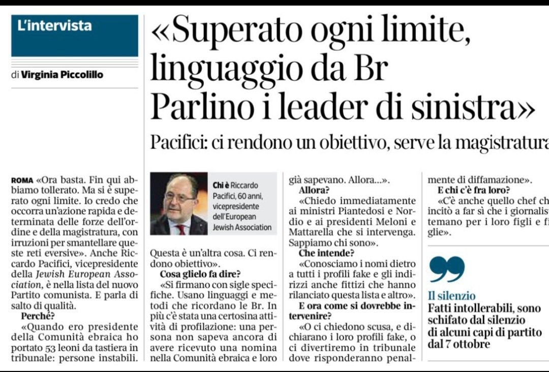 Silviaxx28's tweet photo. Ma questo è lo stesso Riccardo Pacifici che dal palco della manifestazione pro Israele promossa da @ilfoglio_it urlava i nomi di Orsini, Rubio, D'Orsi seguiti da " vi veniamo a prendere a casa"?
#facciacomeilculo https://t.co/Hk5cW8AfC5