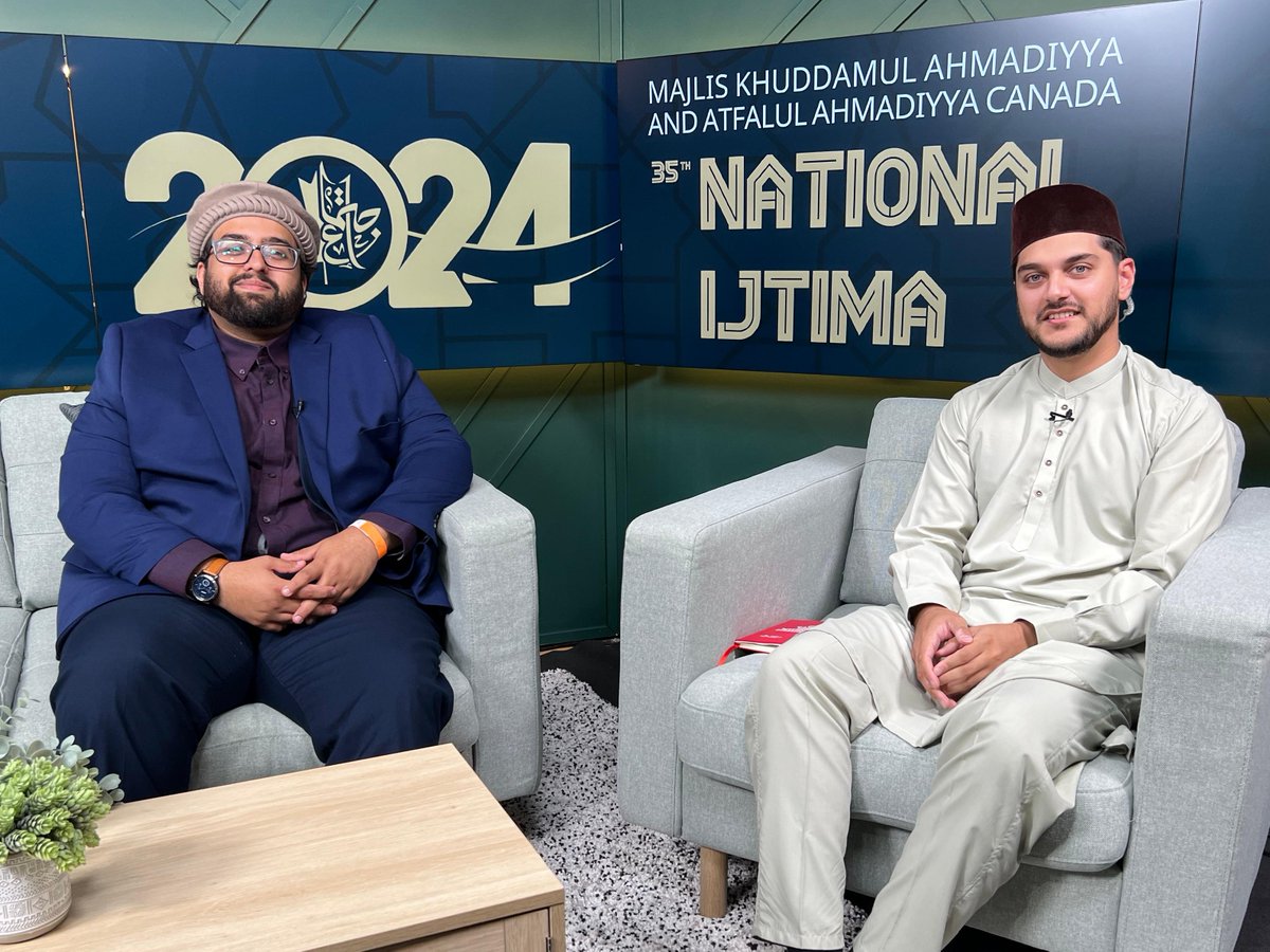 MKACStudios's tweet photo. "Vices of the Western World and how can an Ahmadi protect himself"

WATCH NOW from @IjtimaCanada w/ Missionary Tariq Mahmood Sahib from @ReviewReligions 

https://t.co/1pUAWIBWLr