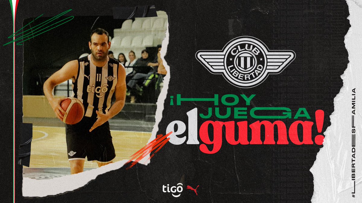 BasketLibertad's tweet photo. ¡DÍA DE JUEGO! 🏀🏁

🆚 Sol de América.
🕤 24/08 || 19:30.
🏟️ Luis O. Giagni. 

#VamosGUMA https://t.co/Xbxybplb25