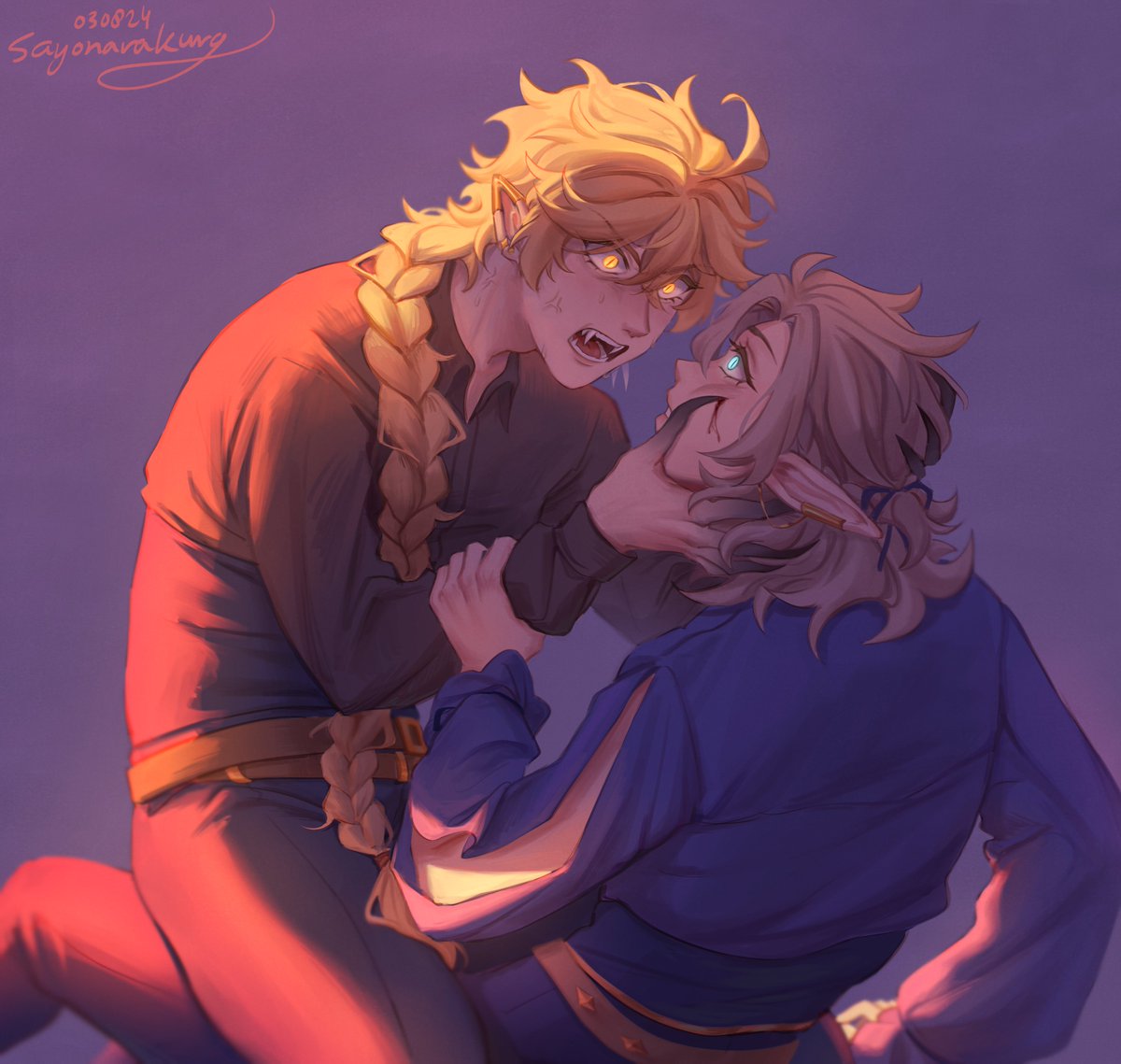 Sayonara_Kuro's tweet image. Losing control
#aether_week2024 #Albether #Aebedo