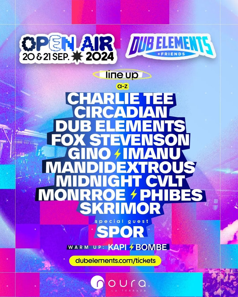 HOUSE ANDÚJAR (@houseandujar) on Twitter photo ¡La edición 'Open Air' de la próxima cita de <a href="/DubElements/">DUB↯ELEMENTS</a> & Friends ya tiene cartel completo! 🔝
¿Conoces todos los invitados de lujo del LineUp? 🤩
houseandujar.com/2024/08/05/com… ¡La edición 'Open Air' de la próxima cita de <a href="/DubElements/">DUB↯ELEMENTS</a> & Friends ya tiene cartel completo! 🔝
¿Conoces todos los invitados de lujo del LineUp? 🤩
houseandujar.com/2024/08/05/com…