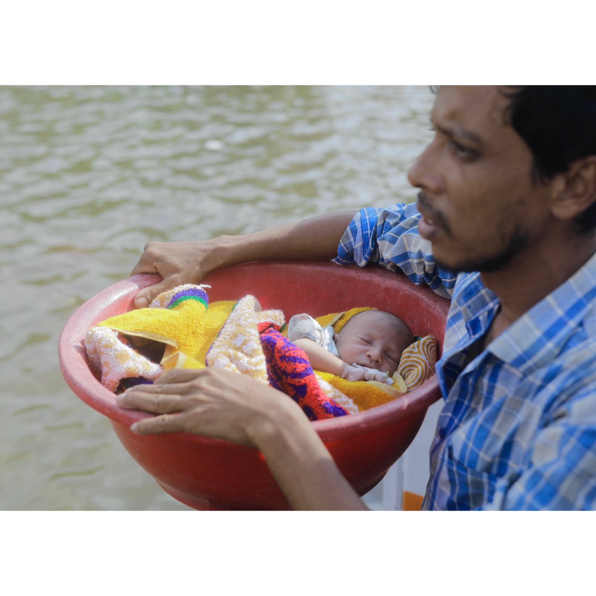 Nearly 300,000 Bangladeshis were taking refuge in emergency shelters on August 24, 2024 from floods that inundated vast areas of the low-lying South Asian country. Six upazilas of Feni district are still flooded.  

#bangladesh #flood #watercrisis #water #children #crisis #feni