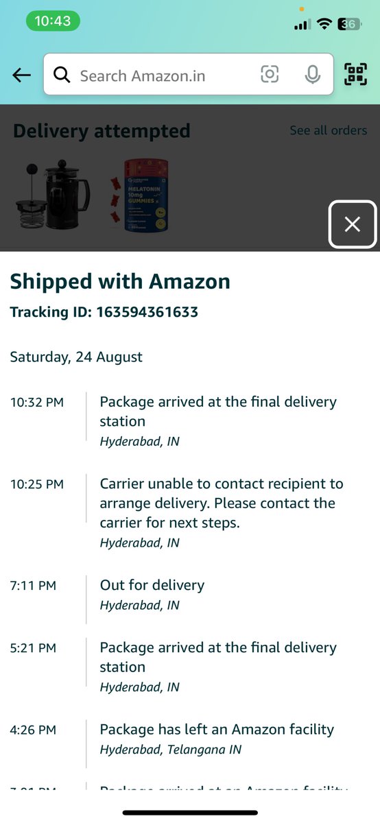 Rajatison's tweet photo. @amazonIN @AmazonHelp @amazon 
Being a loyal customer and amazon prime member, day after day delivery agent frauds us. I was supposed to get the product today. The delivery agent didn't even call, asked an approval for society access. Why should wait for another 3 days ? Why? https://t.co/R47jDHyIkb
