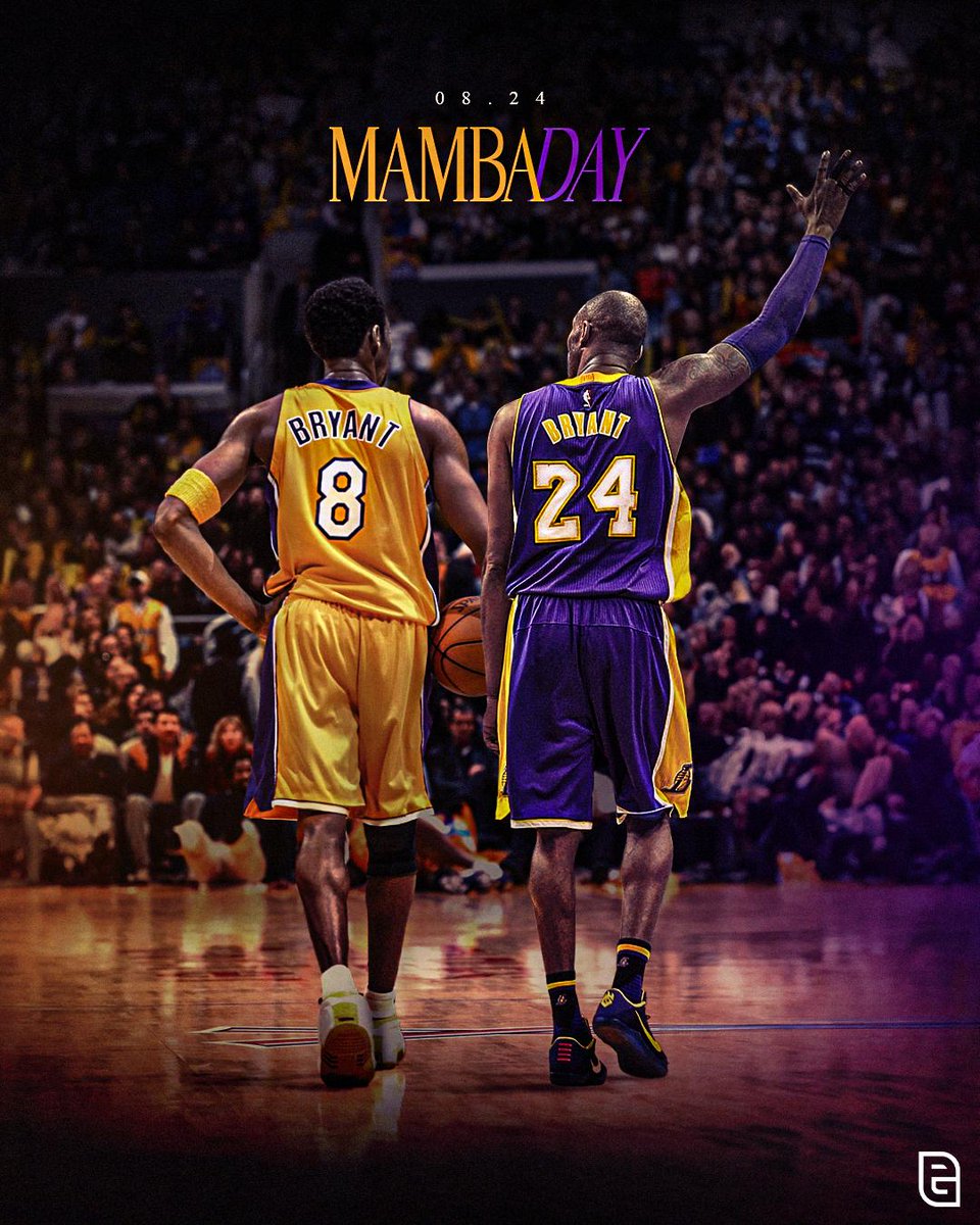 Happy #MambaDay #KobeDay to everyone! 💜💛