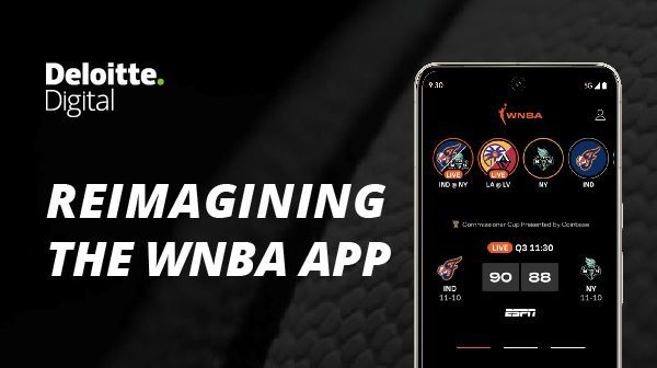 DanielPoliquin's tweet photo. @DeloitteDigital teamed up with the @WNBA to reimagine their mobile app and digital strategy to deliver the game directly to fans with tailored content and features. Discover how data-driven customization makes every fan's experience unique. https://t.co/TxwhPog3vO https://t.co/Omi19Qaj6s
