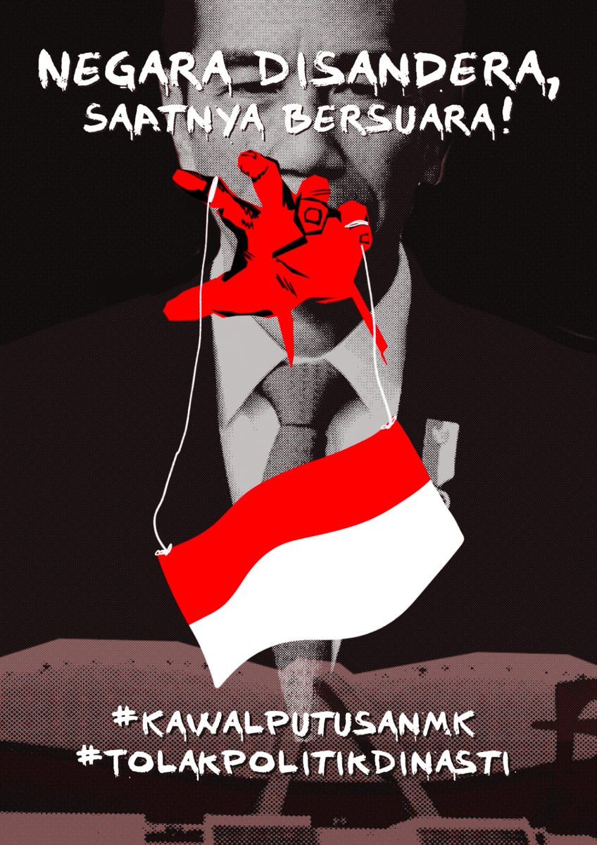 bngtnnloml's tweet photo. @convomf KAWAL SAMPAI KETOK PALU!
KEMBALIKAN TEMAN-TEMAN KAMI!
LAWAN! JANGAN LENGAH!
BATALKAN BUKAN TUNDA!

#KawalPutusanMK 
#MenjagaPutusanMK 
#TolakPilkadaAkal2an
#TolakPolitikDinasti
#PeringatanDarurat
#IndonesiaEmergencyDemocracy https://t.co/kcefetJ0DT