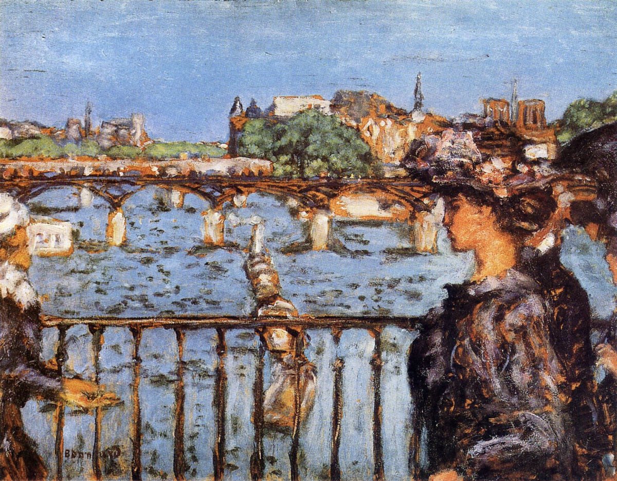 monoeilblog's tweet image. Pierre Bonnard - Le pont des Arts (1905)
#pierrebonnard
#art #arte