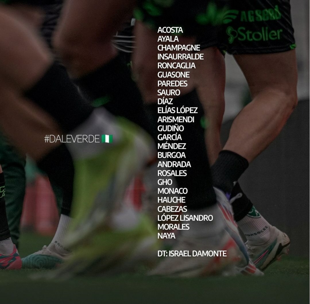 losdtonados's tweet photo. CONVOCADOS SARMIENTO FECHA 12

#Convocados #Concentrados #Futbol #Jugadores #Fecha12 #LigaProfesional #CopaSurFinanzas #GDT #GranDT #LosDTonados #DTonados #Streaming #Stream #Twitch #Tw #Sarmiento #Verde https://t.co/VTa8URfsKK