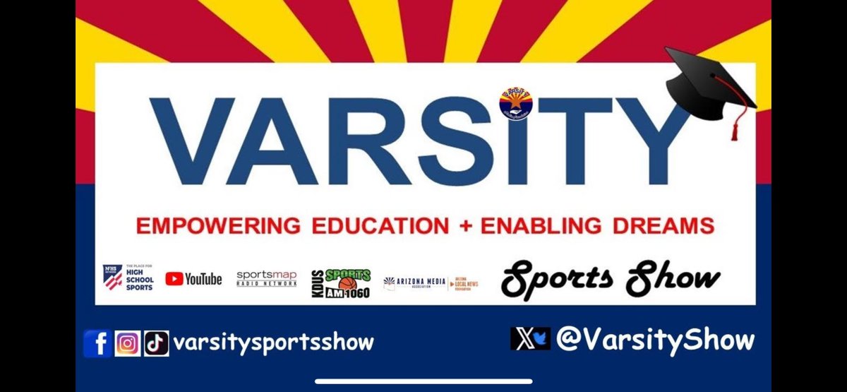 We officially kicked off our second season of Varsity Live at the Varsity Sports Show last night!!! Our team came together for an exciting pregame show at 6 PM PST, where we set the tone for the night with engaging content and expert analysis on upcoming high school games from