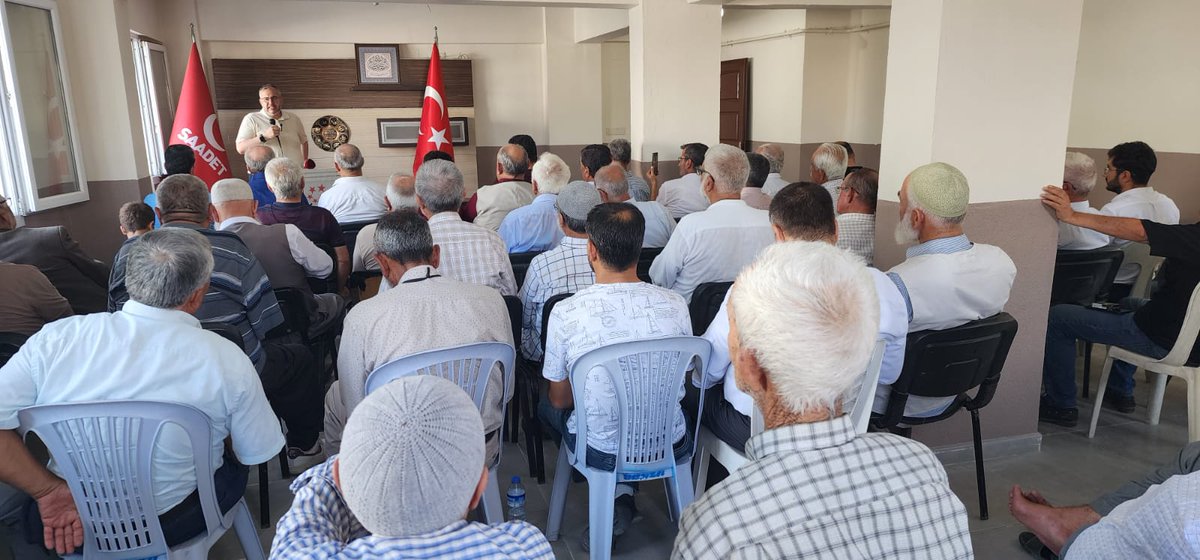 Hatay Milletvekilimiz Doç. Dr. Necmettin Çalışkan'ın katılımlarıyla Hatay İl Divan Toplantımızı icra ettik.
