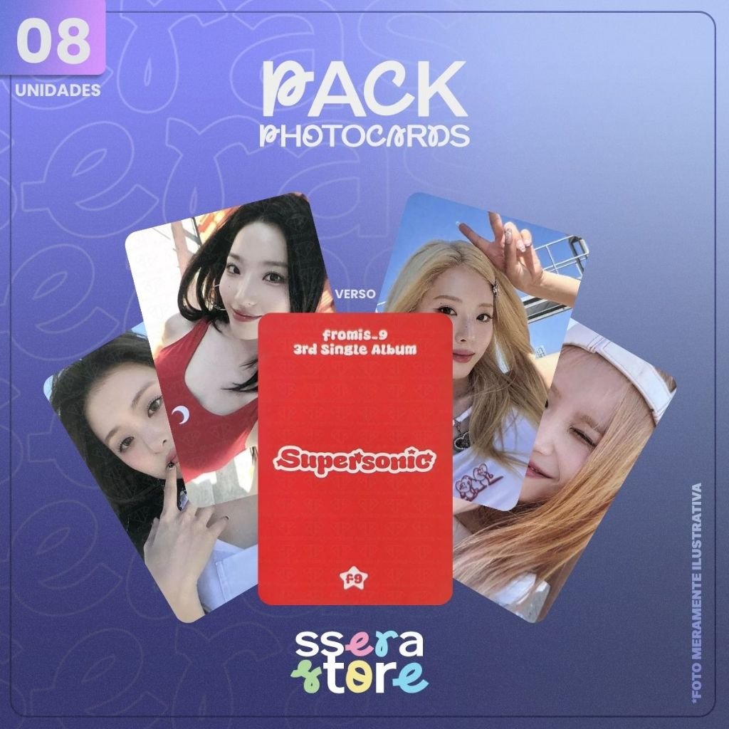 ssera_store's tweet photo. Novidade!
☑️ Fromis_9 Supersonic Photocards Fanmade
🛒 : https://t.co/N0gc4qnVDm
#fromis_9 #Supersonic https://t.co/xtvKFjZNDP