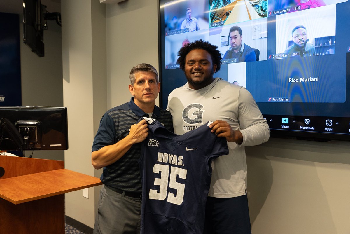 Georgetown Football tweet media