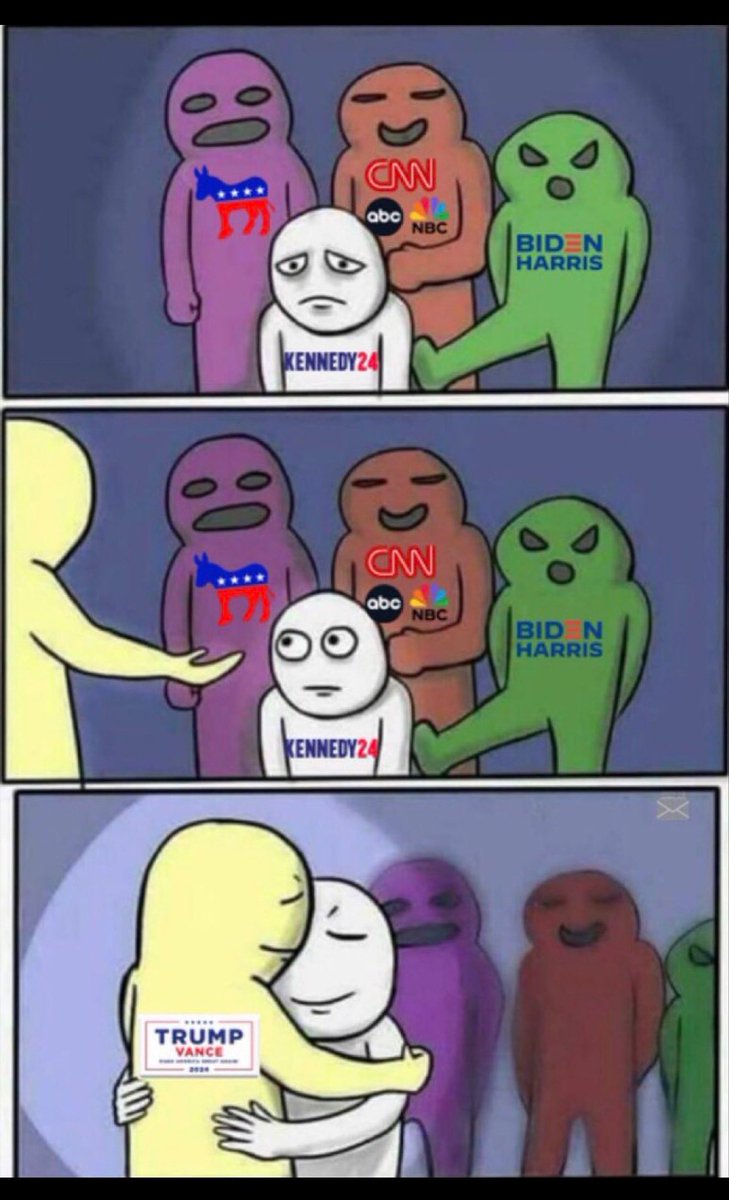 What an immense &amp; historical moment yesterday when Trump embraced Kennedy.  Things are really looking up for MAGA.  🇺🇸👍👍🩷🇺🇸