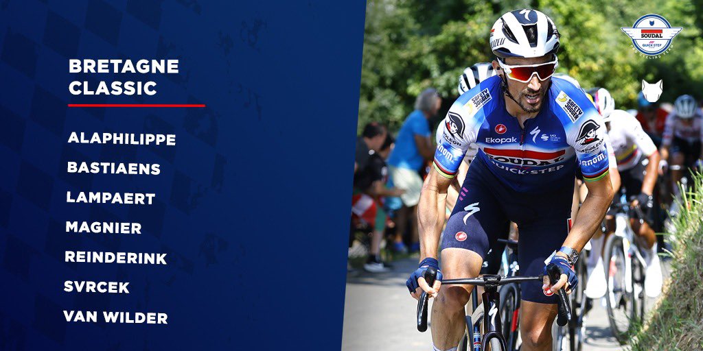 Soudal Quick-Step Pro Cycling Team (@soudalquickstep) on Twitter photo 💥 <a href="/alafpolak1/">Julian Alaphilippe Officiel</a> is back in action this Sunday at the <a href="/BretagneClassic/">Bretagne Classic - GP Lorient Agglomération</a> 🤘
Photo: <a href="/GettySport/">Getty Images Sport</a> 💥 <a href="/alafpolak1/">Julian Alaphilippe Officiel</a> is back in action this Sunday at the <a href="/BretagneClassic/">Bretagne Classic - GP Lorient Agglomération</a> 🤘
Photo: <a href="/GettySport/">Getty Images Sport</a>