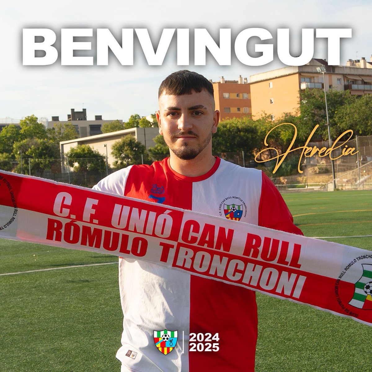 𝗙𝗶𝘁𝘅𝗮𝘁𝗴𝗲 𝟭𝗲𝗿 𝗘𝗾𝘂𝗶𝗽‼️

El migcampista 𝗛𝗲𝗿𝗲𝗱𝗶𝗮 és un jugador amb molt caràcter dins del camp, polivalent i treballador. 

Va estar al nostre club en les categories inferiors, i també ha passat pel Jabac i Cerdanyola.

Benvingut de nou Heredia👏🏼

#FeelTheRull
