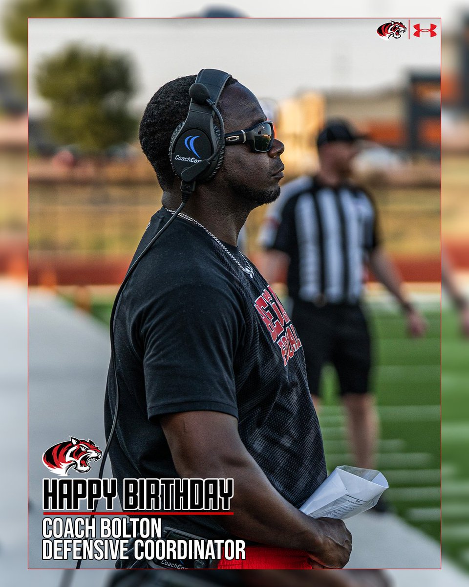 𝐇𝐀𝐏𝐏𝐘 𝐁𝐈𝐑𝐓𝐇𝐃𝐀𝐘 𝐓𝐎 𝐂𝐎𝐀𝐂𝐇 𝐁𝐎𝐋𝐓𝐎𝐍! 🐅
<a href="/Tx_CoachBolton/">Terry</a> 

#KeepChoppingWood 🪓