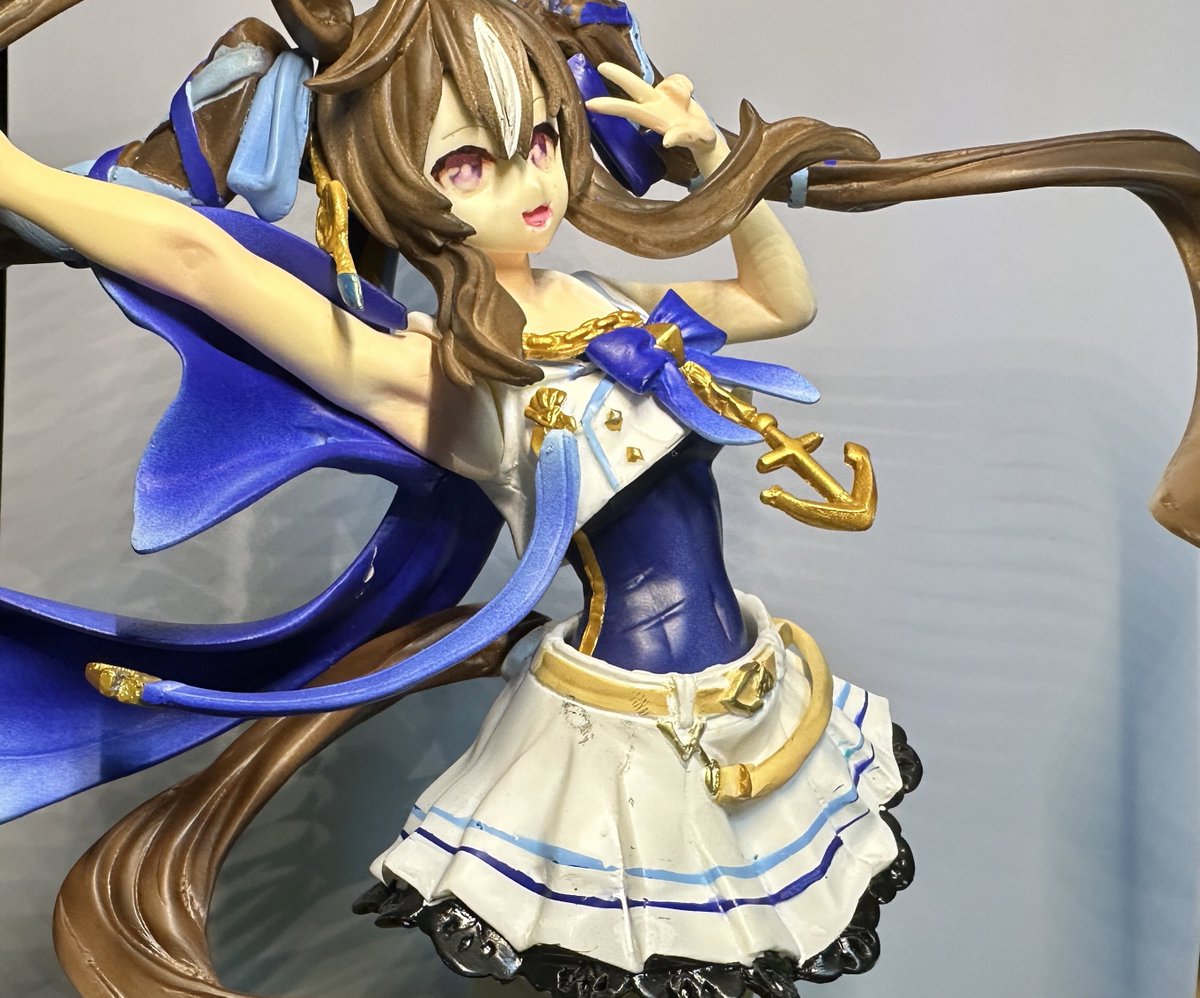 ワンフェス　トレフェス　ウマ娘　ヴィブロス　ガレージキット ヴィブロス完成おめでとうございます！🎉＝ω＝ おなかやマントの