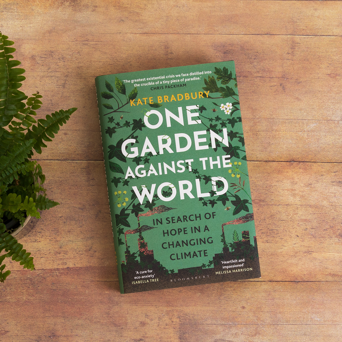 BloomsburyBooks's tweet photo. 'The greatest existential crisis we face distilled into the crucible of a tiny piece of paradise.' @ChrisGPackham 

One Garden Against the World from @Kate_Bradbury is an inspiring call to arms, showing that we can all make a difference in the fight against climate change. https://t.co/WR69jpRXqS