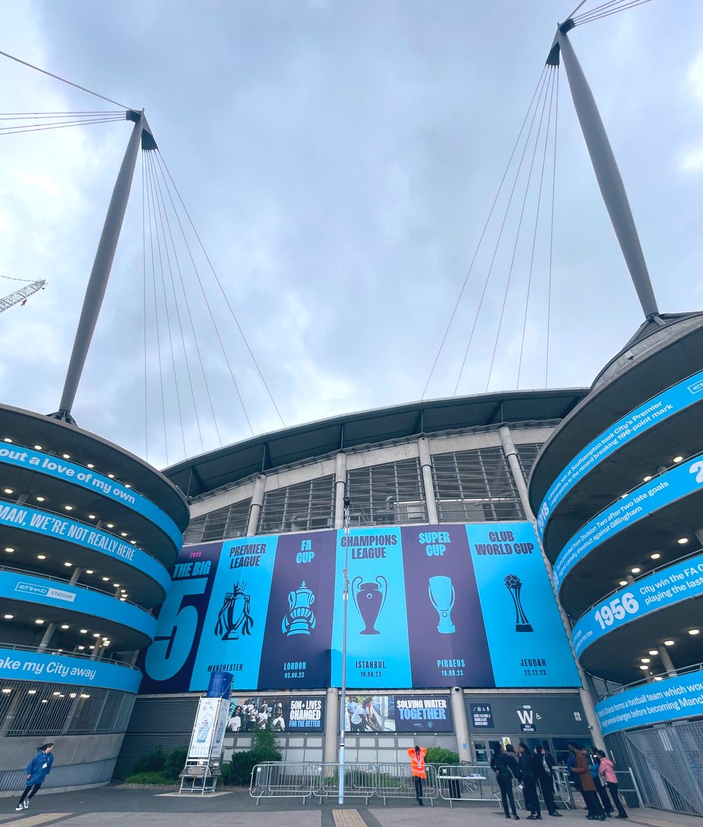 A new addition to the Etihad Stadium. 🏆🏆🏆🏆🏆