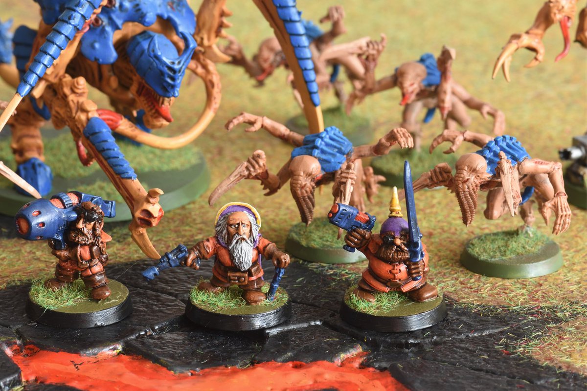 khaiell's tweet image. The new White Dwarf 503 confirms the Squat lore from the recent Kill Team expansion. Squats indeed had problems with Tyranids but now they hunt the Bane as game. I love how they incorporated old Squat rumours and turned the tables.