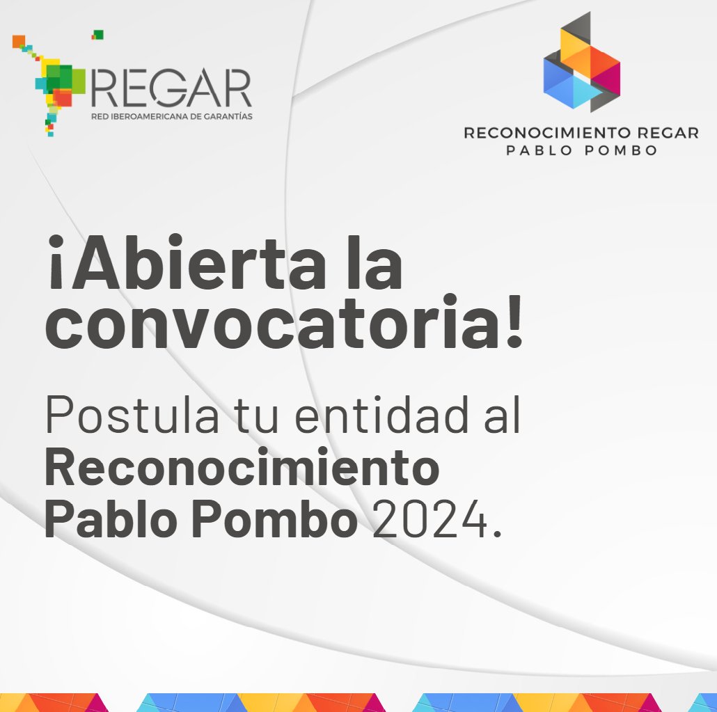redegarantias's tweet photo. ¡Buenas noticias! Ya se encuentra abierta la convocatoria Pablo Pombo 2024. Postula tu entidad en alguna de las 5 categorías, tienes hasta el 06 de septiembre. Más información: https://t.co/7tD48NnSth #premio #regar #reddegarantias https://t.co/kDyynJgiiu