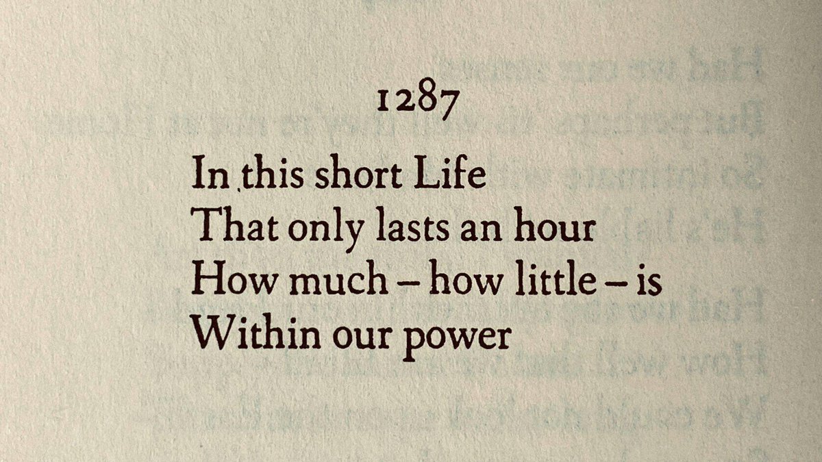 SahilBloom's tweet photo. This is a beautiful poem by Emily Dickinson.

Life is shorter and more fragile than you realize (even when you account for that statement).

Embrace what is within your power to control—and forget what remains outside of it. https://t.co/uTIqKPDn73