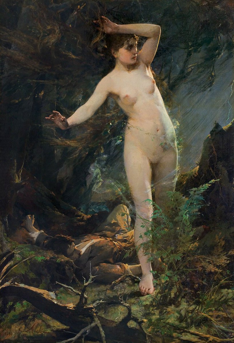 Milda, Goddess of Love by Kazimierz Alchimowicz (1890)