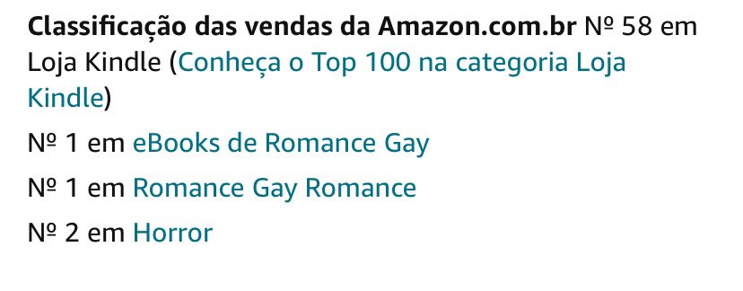 acordei e simplesmente tô no chão… Má Influência é best-seller e, pela primeira vez, um livro meu entra no top 100 da Loja Kindle 😭❤️✨🚨

meu deus MUITO OBRIGADA, MUITO OBRIGADA GENTE!!!!