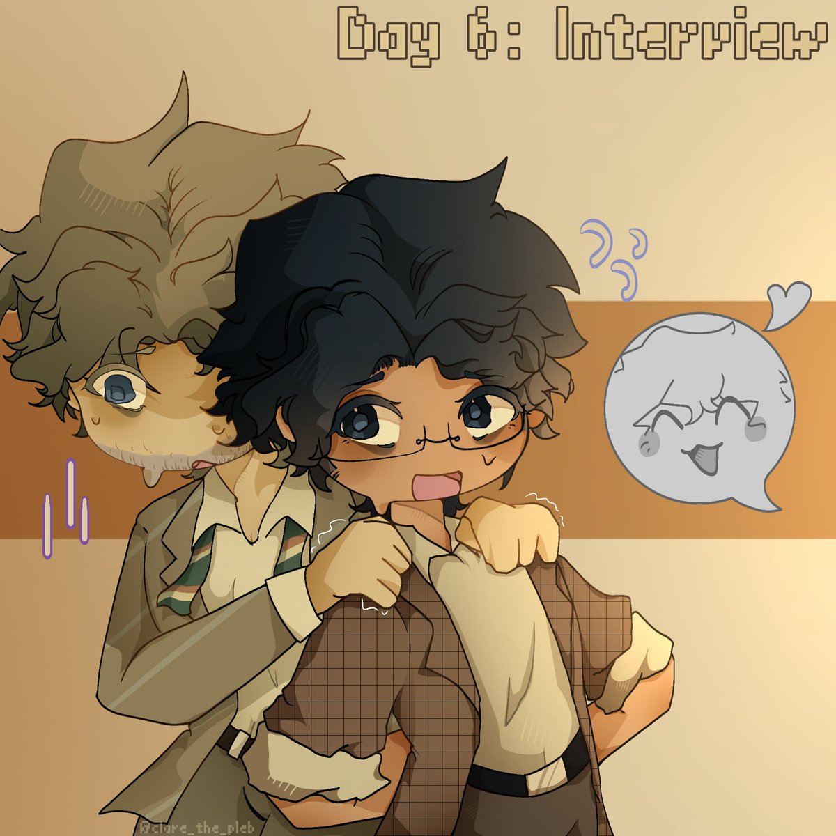 White_tile0's tweet photo. Day 6: Interview

#doppelcotagweek #doppelcotagweek2024 #ElevatorHitch https://t.co/jIOgbv4IFZ