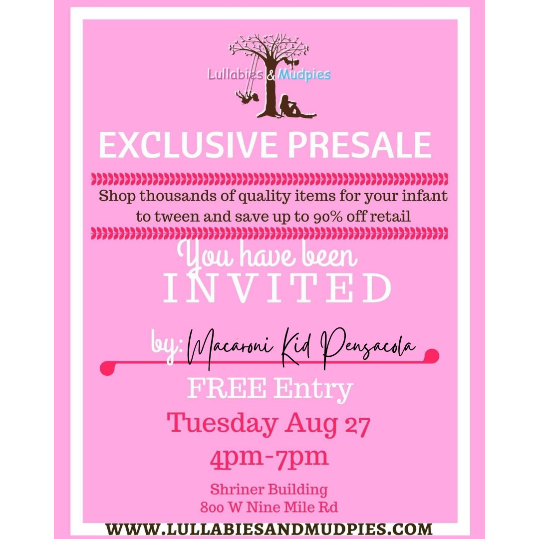 MacKidPensacola's tweet image. FREE PASS to shop early @pacekidssale 

#mackid #macaronikidpensacola #macaronikid #certifikid #pensacola #shopsecondhandfirst #gogreen