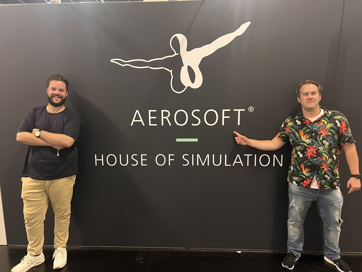 NoovolaNetwork's tweet photo. Great to have represented @aerosoft at #gamescom for the third year running! 

As big fans of simulations its an absolute privilege to play so many great new demos, get sneak peaks of upcoming games, and get our hands on the Aerosoft Truck & Bus Wheel for the first time!

Lots of exciting projects coming in the last stretch of 2024 ✈️🚒🚔🚁🚙🚜

#simulation #indiedev #indiegamedev #indiegames