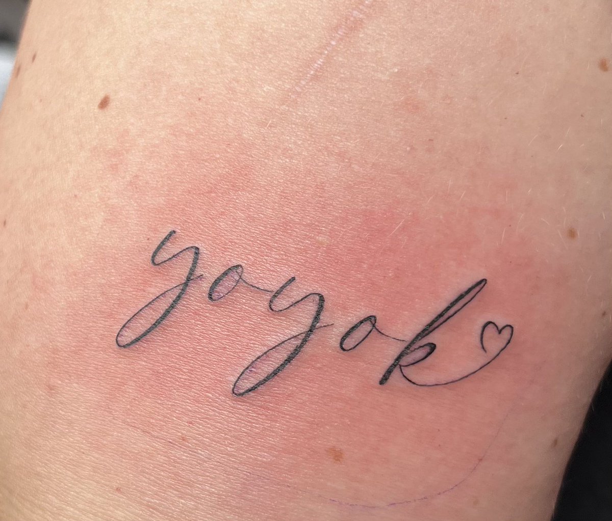 Lisa32757625's tweet photo. I always said to my friends, when @taylorswift13 plays my favourite song as a suprise song, I will have it tattooed. Well, obviously she did, Wembley night 7. In the city I just moved to, with the song that helped me through this decision. 🫶🏼#yoyok #TaylorSwiftErasTour https://t.co/NMSkXpzjN8