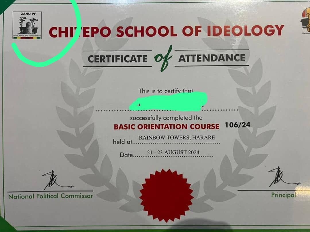 It is unacceptable and treacherous for opposition councillors to subject themselves to indoctrination and ideological orientation by Zanu PF. Anyway, if it quakes like a duck, flies like a duck, lays eggs like a duck, and swims like a duck, then it is a duck.