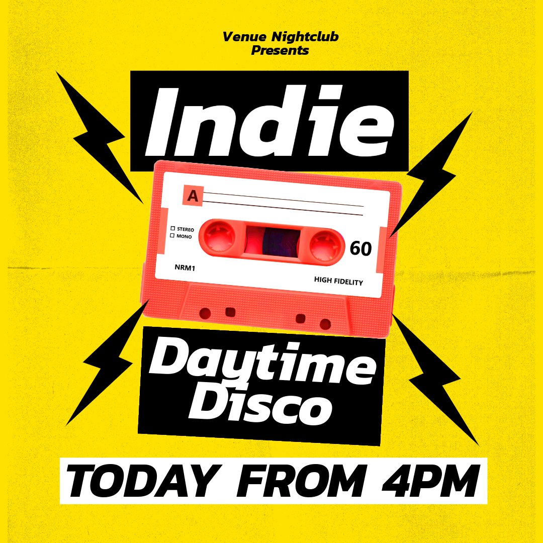 Open from 4

thevenuenightclub.co.uk/indie-daytime-…