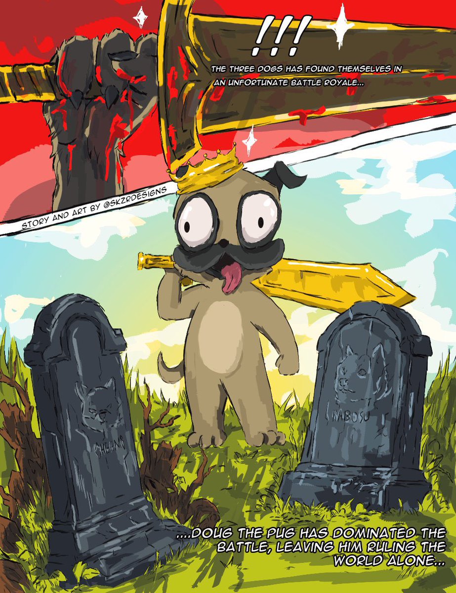 skzrdesigns's tweet photo. The end and the new beginning 🧵(1/4)

Doug, an internet sensation since 2012 that will be brought on-chain as a memecoin. The longest living celebrity dog with over 20M followers across all socials, outliving his fellow dogs, Kabosu ($DOGE) and Cheems ($SHIB).

@DougThePugMeme https://t.co/QYZueAKnhe