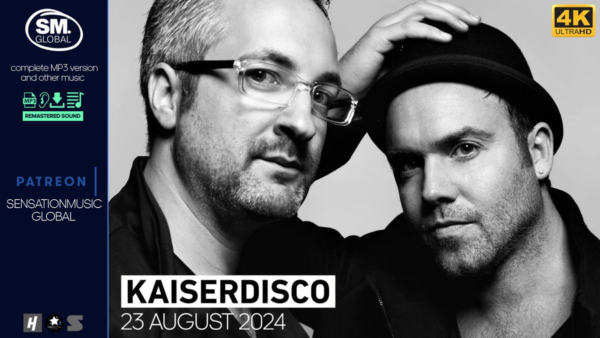 SensationmusicG's tweet image. Kaiserdisco - Techno Terminal 065 - 23 August 2024
#Kaiserdisco #TechnoTerminal #DIFM #techno #Sensationmusic #SensationmusicGlobal
🎼 Complete Audio MP3 (320 Kbps), Tracklist on Sensationmusic Global (Patreon):
patreon.com/sensationmusic…