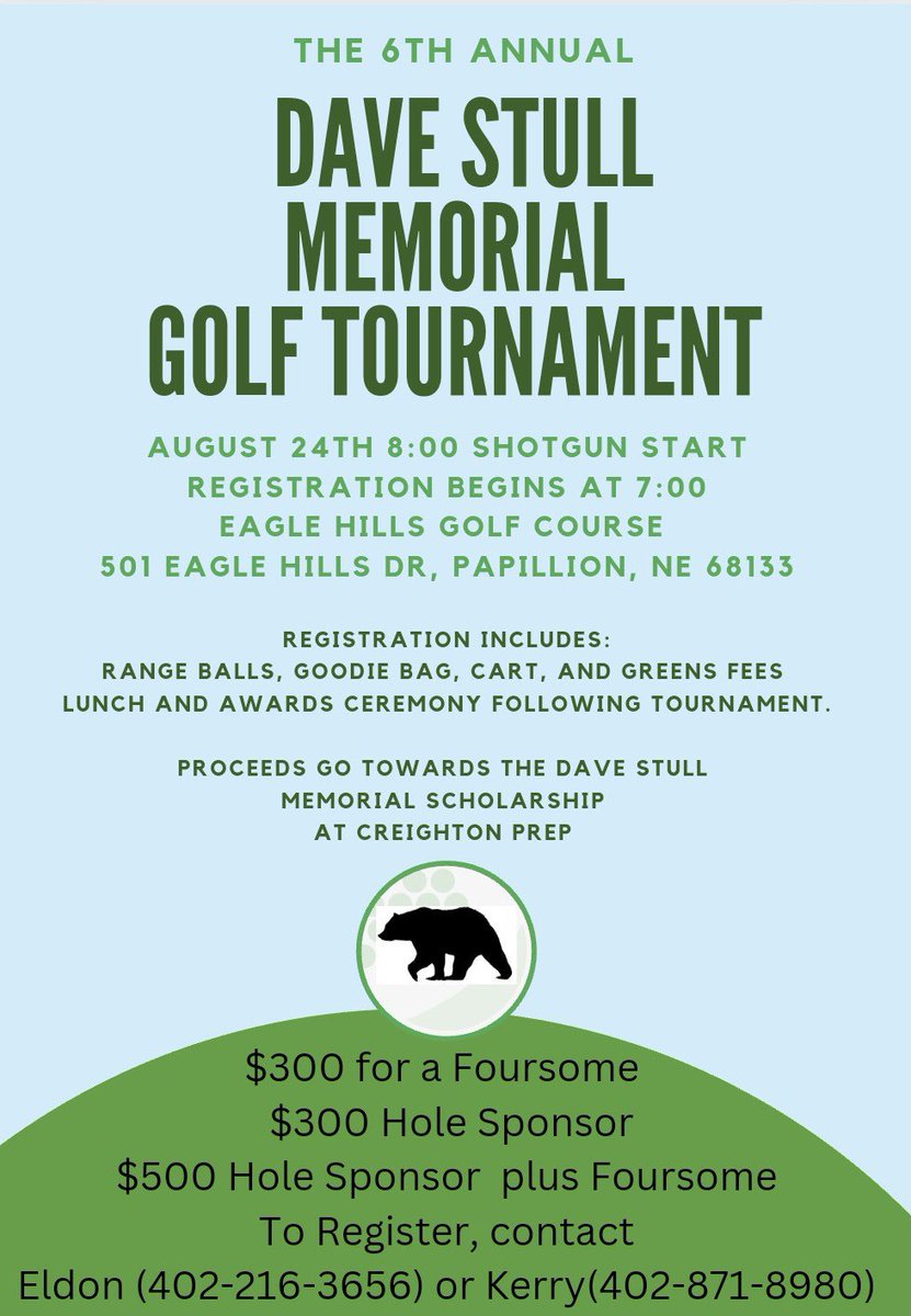 NastaseReal's tweet photo. Honored to represent Better Homes and Gardens Real Estate The Good Life Group at the Dave Stull Memorial Golf Tournament to honor former @CreightonPrep classmate Dave Stull and a portion of the money goes back to supporting current students with  scholarships. ⛳️ 🏌🏻‍♂️ 🏡 🔑 ￼ https://t.co/dl8Br9gyYB
