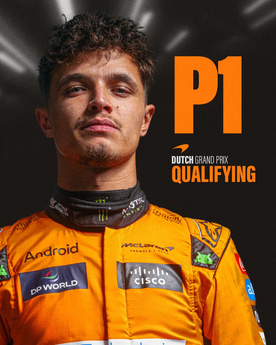 POLE...AGAIN! 🙌

<a href="/LandoNorris/">Lando Norris</a> seals ANOTHER Pole position! 👏

#DutchGP 🇳🇱