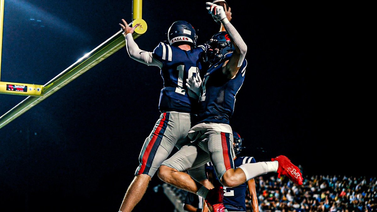 omhseagles's tweet photo. What a night last night was! Huge congratulations to Coach Mccomb and the Football program on their first win of the season. The Oak Mountain community came out and the support was incredible! Cheer and band were awesome! Looking forward to some more Friday Night Lights. #GOOM https://t.co/cMrpFlWmz1