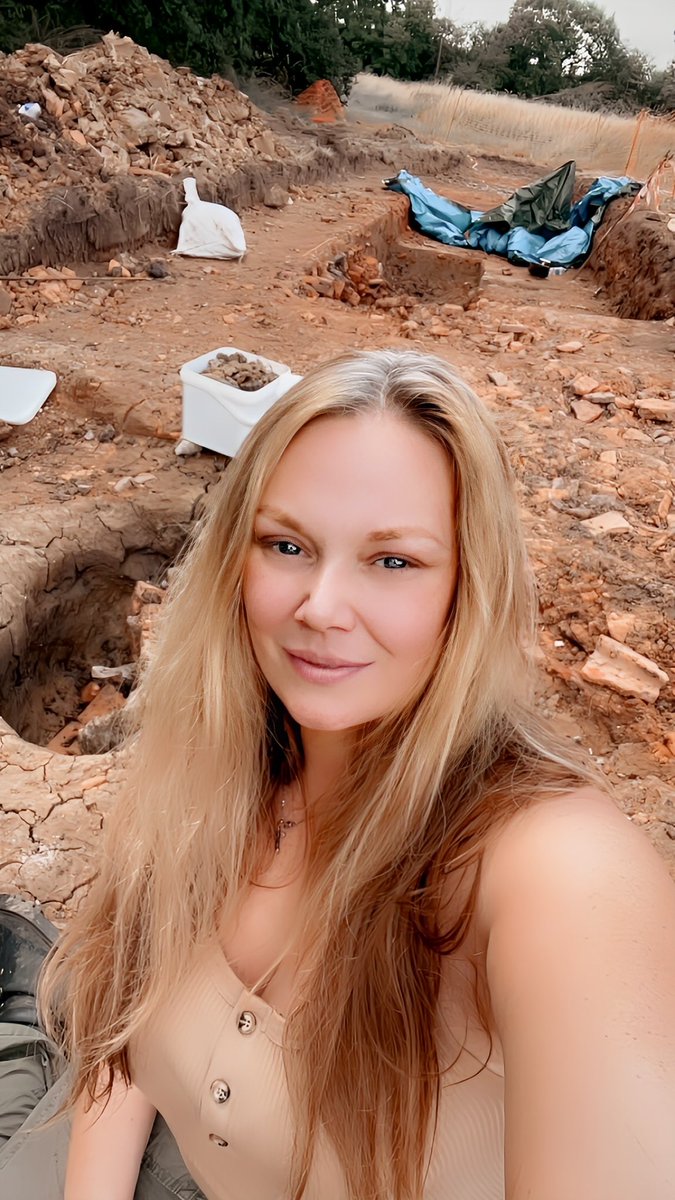 Excavation of an ancient Roman tile kiln #excavation #archaelogist #archaeology #romanbritain #archaeological