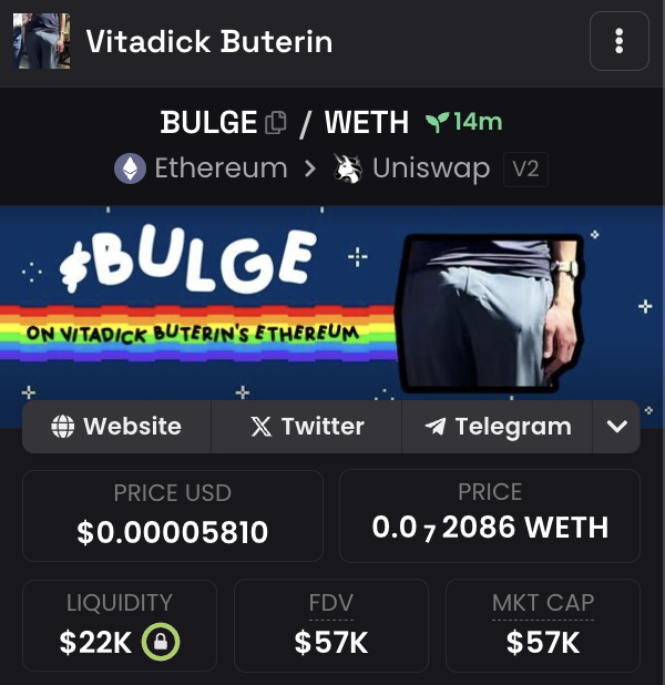 BulgeOnETH's tweet photo. Dexscreener updated 🍆 

https://t.co/hBPRaSUvwf https://t.co/e2YRremCvV