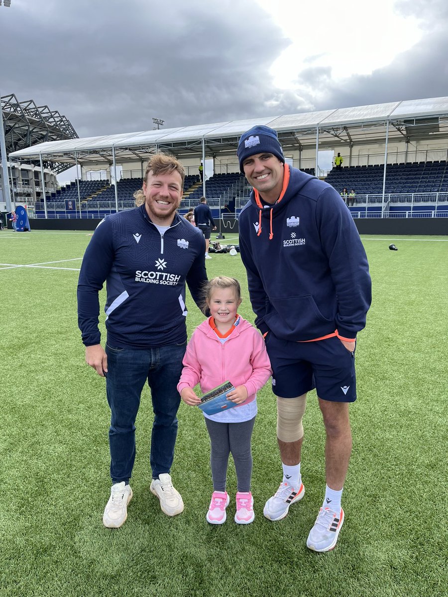Great day at <a href="/EdinburghRugby/">Edinburgh Rugby</a>’s Picnic on the pitch. We went last year &amp; hoped it would become a regular fixture. Great sense of community with a love of Edinburgh Rugby bringing everyone together. Looking forward to the hatrick ball next year if you can sort that please guys 😉