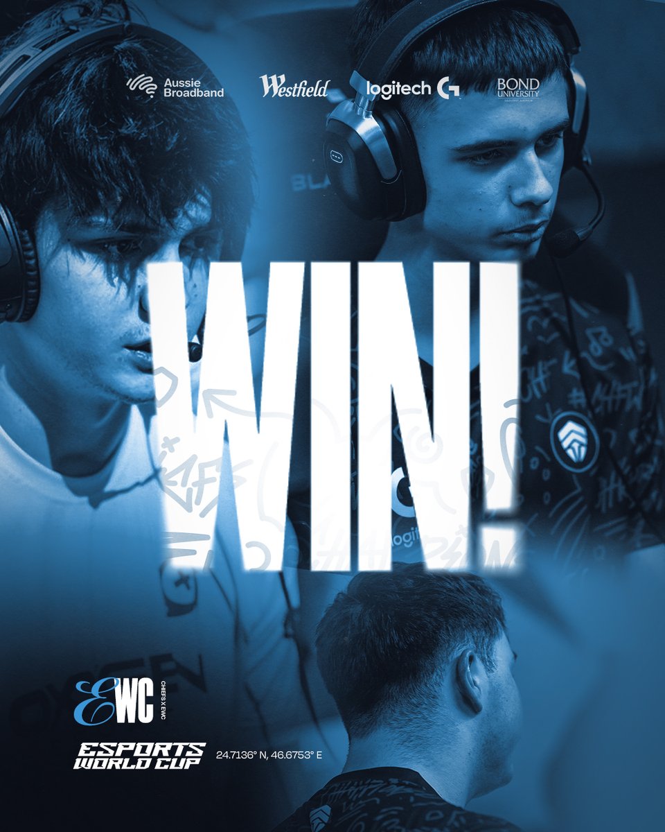 THE CLEAN SWEEP, WE TAKE DOWN <a href="/gentlemates/">Gentle Mates</a> 3-0 💪

We came, we saw we conquered - what an amazing series from the boys, we move forward to playoffs 🥳

LETS GOOOOOOOOOO 🦘🇦🇺

#WeAreChiefs🛡️ | #CHFWIN🛡️ | #EsportsWorldCup