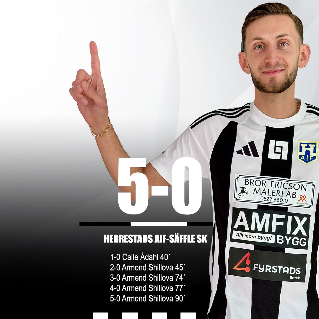 5-0 mot Säffle idag! 🤍🖤