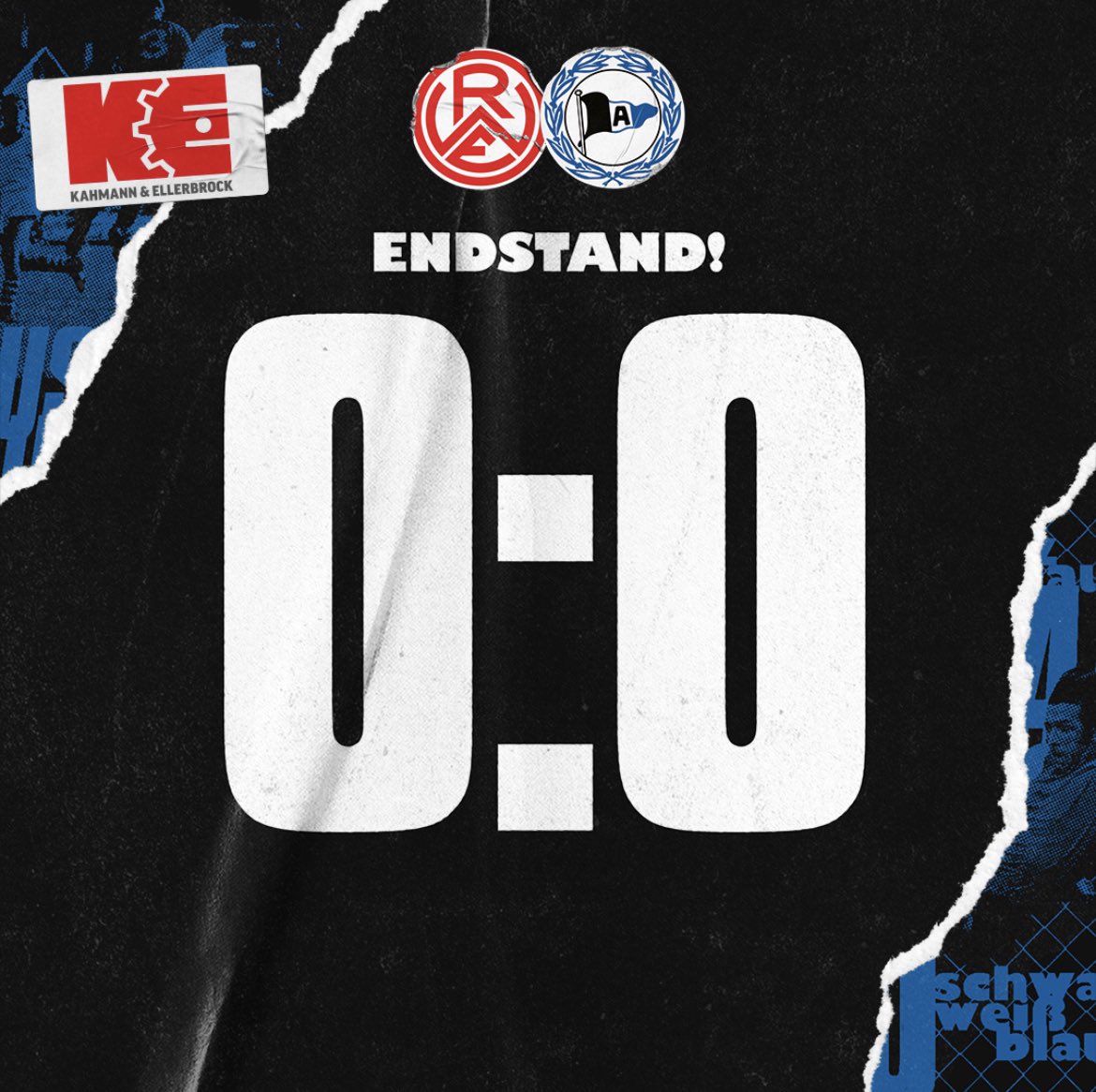 arminia's tweet photo. Schluss!
Wir nehmen einen Punkt aus Essen mit nach Hause.
#RWEDSC https://t.co/0pwPALRRa9