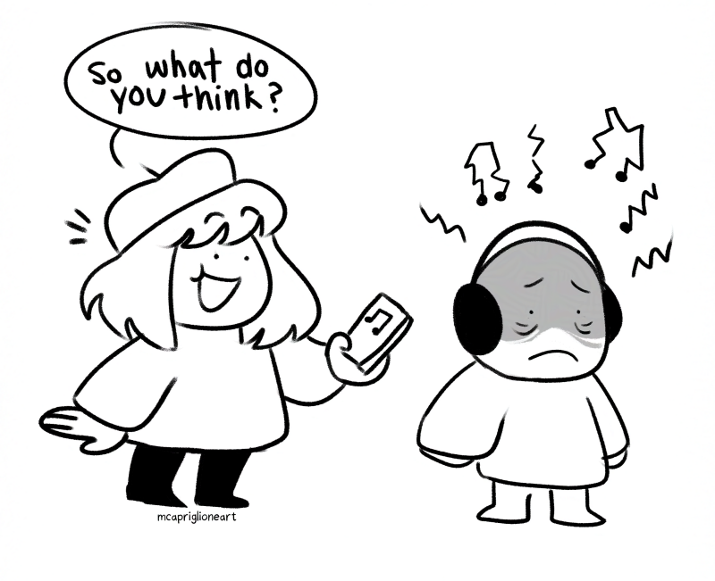 when u show someone ur music taste

what do you mean you dont like vocaloid screamo 