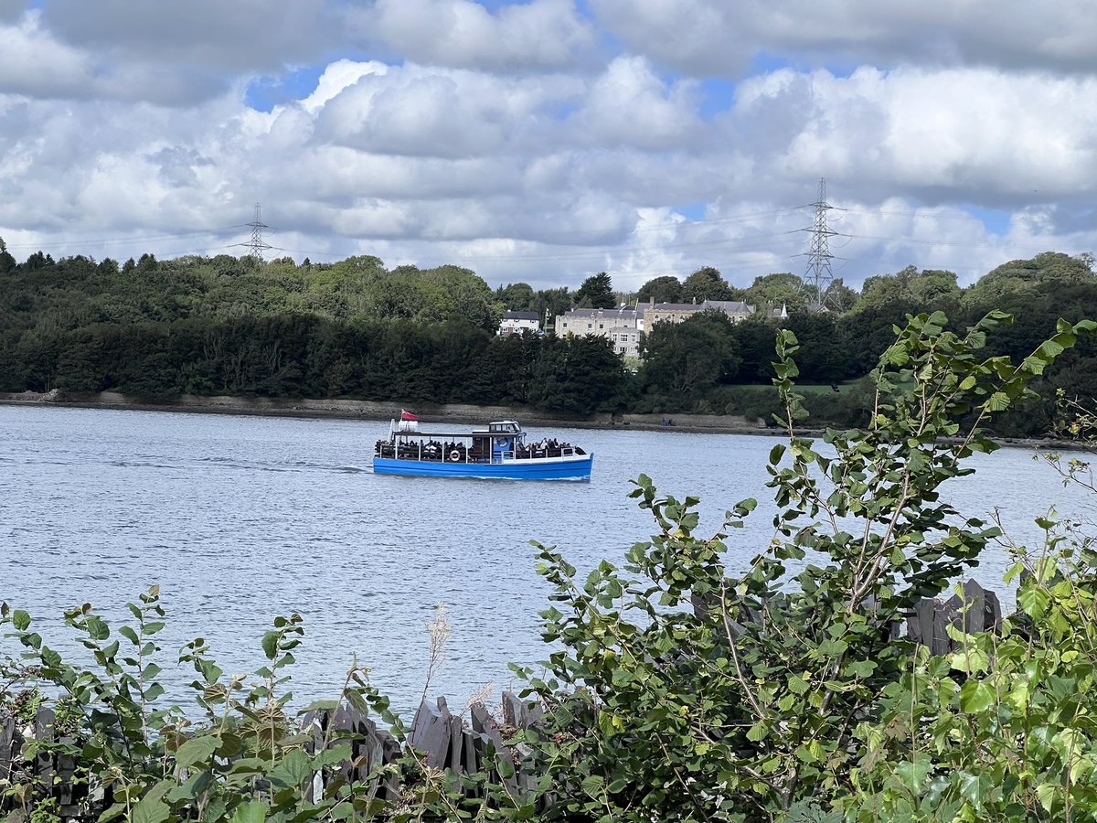 titwtomos1's tweet photo. Neis gweld criw @MenaiCruises ar drip y bontydd ar y Fenai o’r @WalesCoastPath a cwch prysur 👌🏻⛴️ https://t.co/CdAM5scnzt