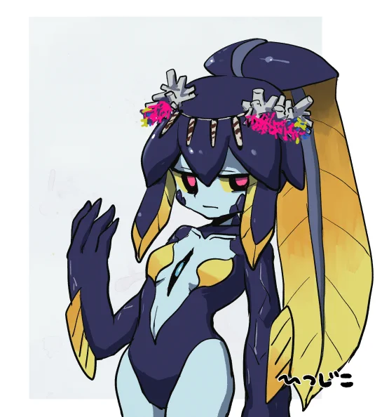 悪役化ミネットちゃん #スカルガ版深夜の真剣お絵描き60分一本勝負 #Skullgirls1HourDrawing