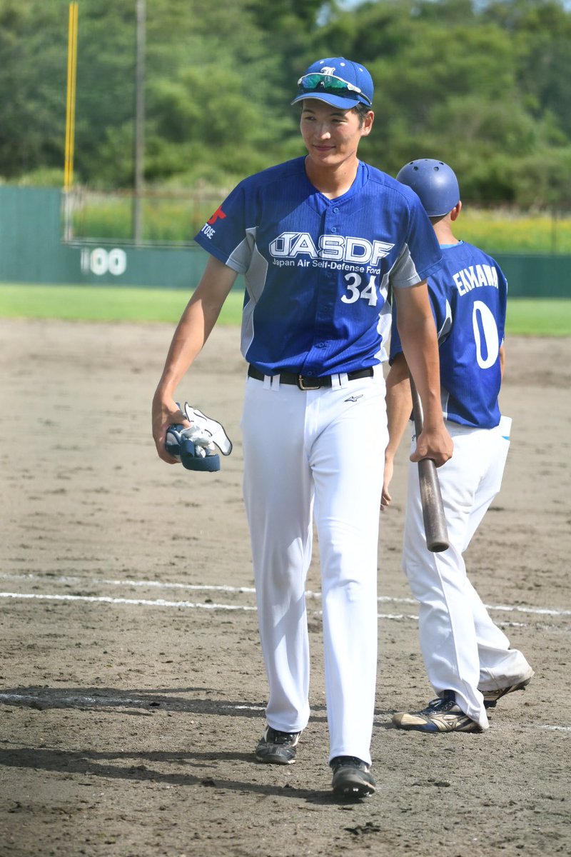 航空自衛隊千歳・阿部剣友投手（札幌大谷高校〜読売ジャイアンツ